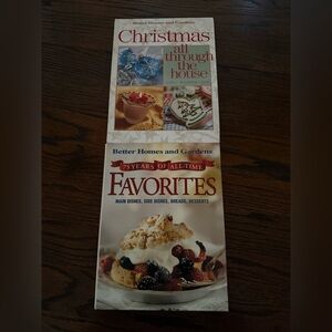 Better Homes and Gardens 75 Years of Favorites Cookbook & Christmas Book